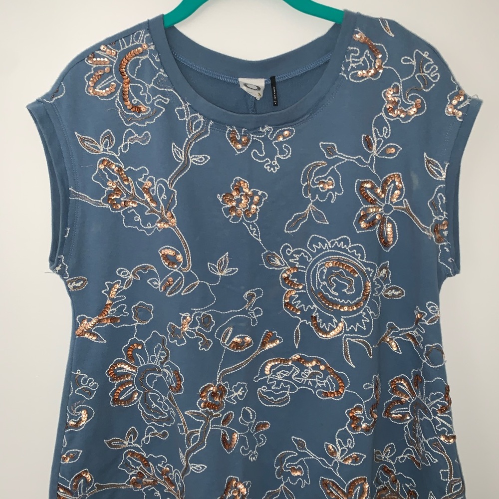 Anthropologie Akemi + Kin Embroidered Top